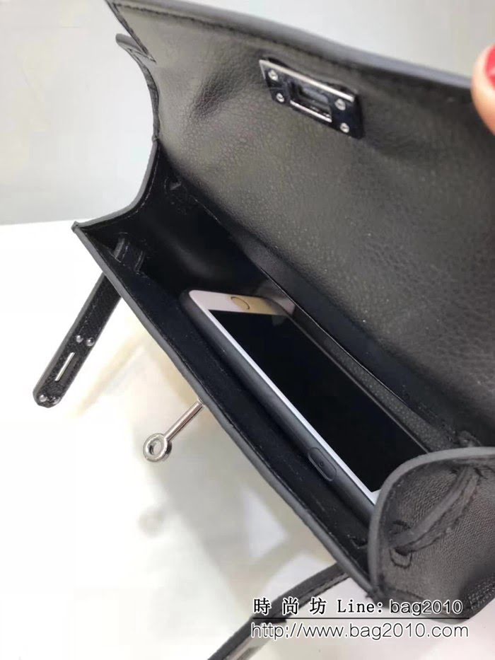 愛馬仕Hermes原版開模定制 進口手掌紋凱莉2代 可單肩手拿 0AM1704